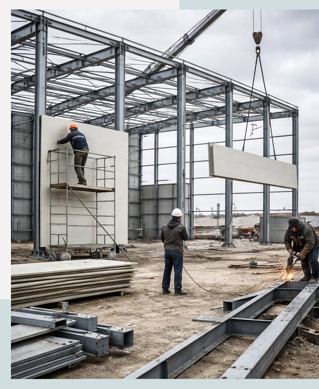 Быстровозводимые производственные здания под ключ в Бугульме